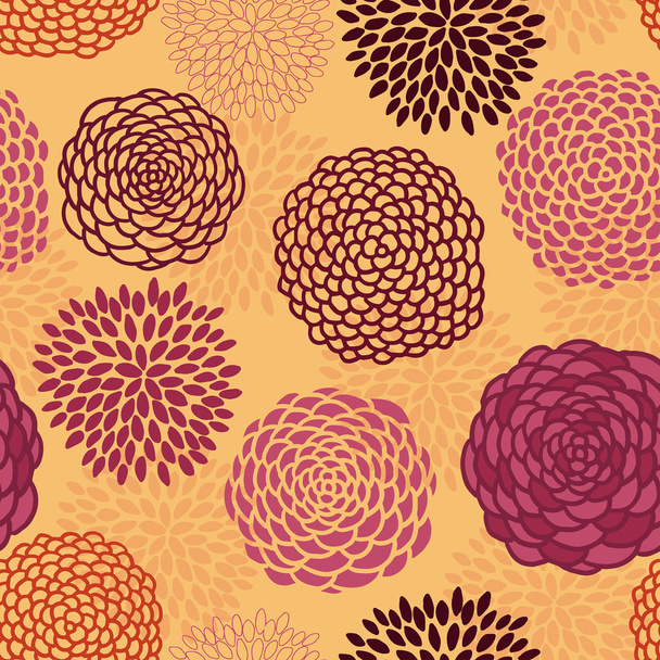 Floral seamless vector pattern. - Vektor, Bild
