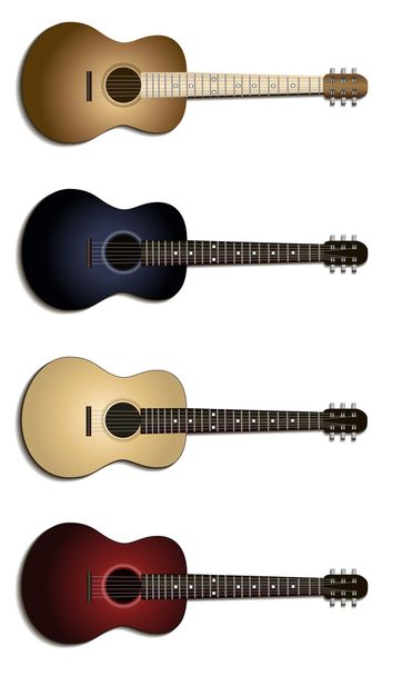 Collection de guitares
 - Vecteur, image