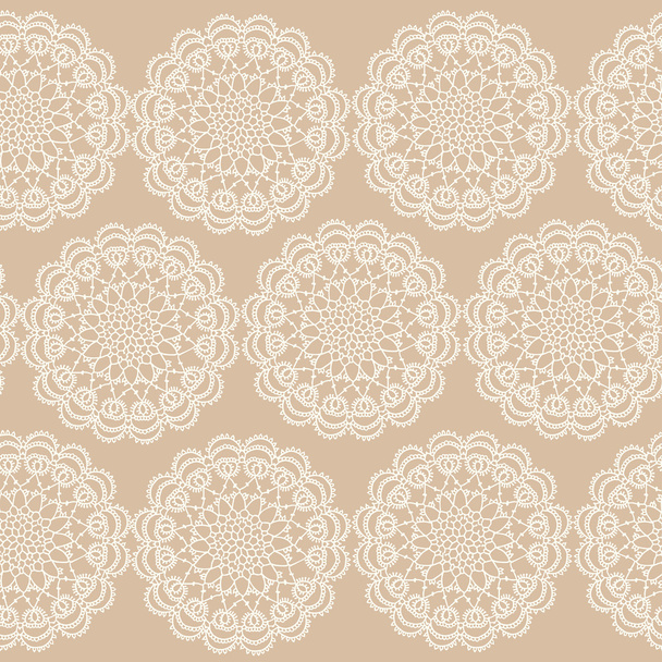 Lace seamless vector pattern. - Vector, Imagen