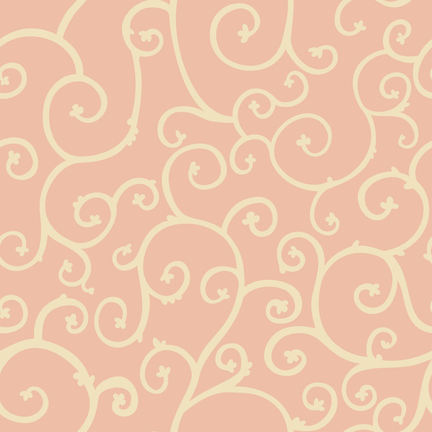 Curly vector seamless pattern. - Vector, imagen
