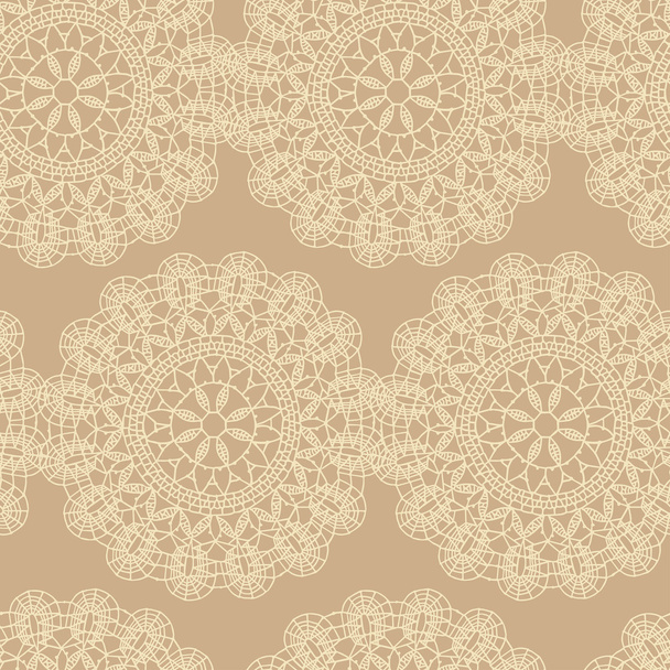 Lace seamless vector pattern. - Vetor, Imagem