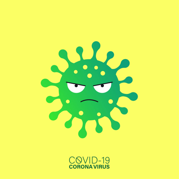 The Isolated Icons of Coronavirus 2019-nCoV . Covid-19.. - Διάνυσμα, εικόνα