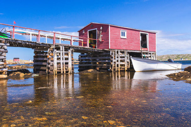 Rybářská vesnice Tilting, Fogo Island, Newfoundland a Labrador, Kanada - Fotografie, Obrázek