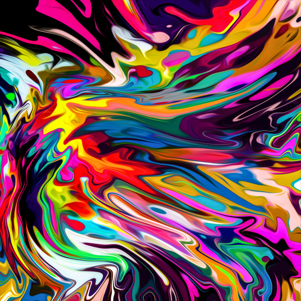 абстрактний барвистий фон з бризками
 - Фото, зображення