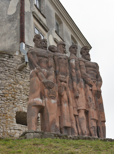 Skulpturen im Park des Schlosses Olesko - Foto, Bild