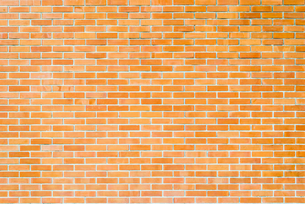 Brick texture background in orange brown color - Photo, Image