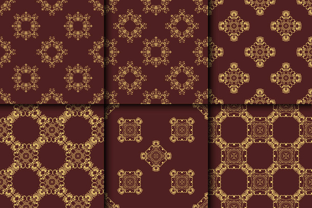 Seamless ornament on background. Floral ornament on background. Texture for wallpapers and backgrounds. Wallpaper pattern - Διάνυσμα, εικόνα