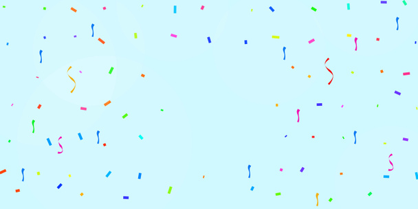 Colorful celebration background with confetti. celebration background illustration vector background. - Photo, Image