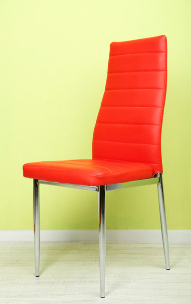 Modern color chair in empty room on wall background - Foto, Bild