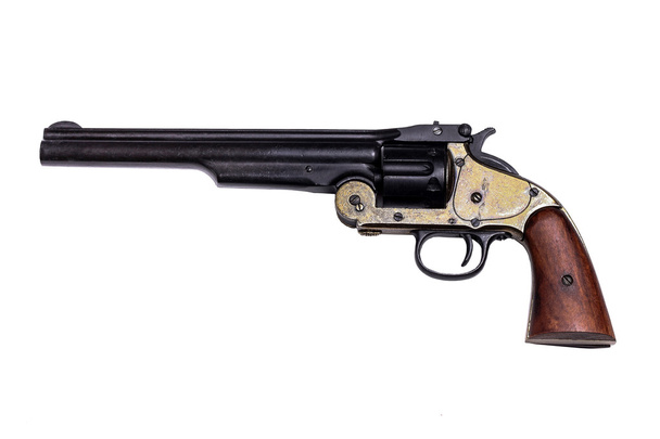 Gun replica on white background - Fotó, kép