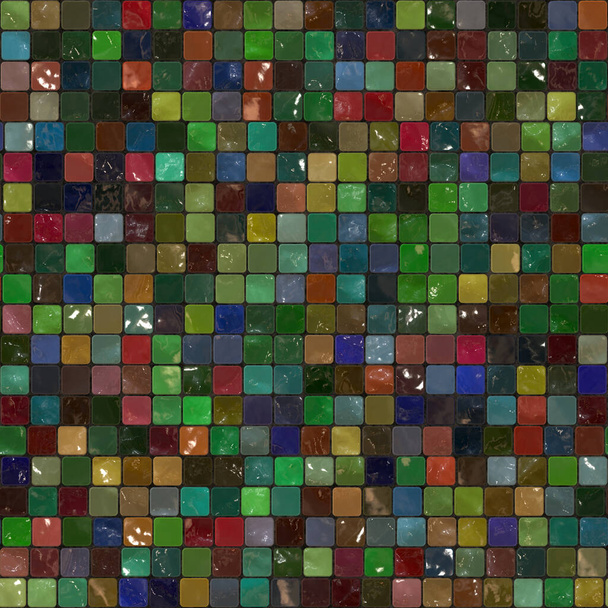 Seamless square mosaic pattern   - Photo, Image