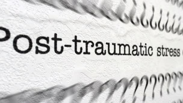Traumatic stress disorder - Footage, Video