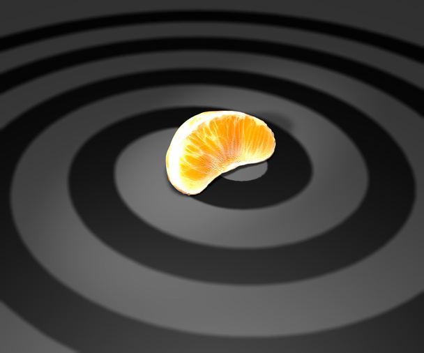 Slice of orange, mandarin, vitamin C - Photo, Image