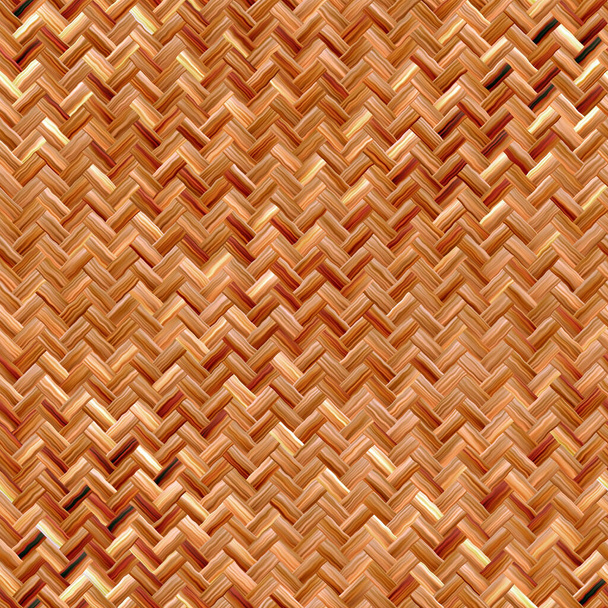 シームレスバスケット織りパターン   - 写真・画像