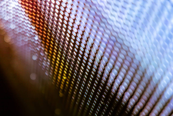 CloseUp LED blurred screen. LED soft focus background. abstract background ideal for design. - Foto, afbeelding