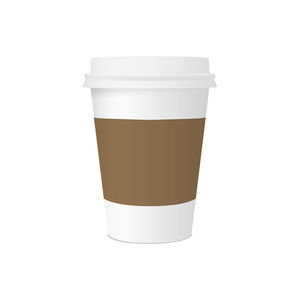 Paper cup for coffee - Vector, Imagen