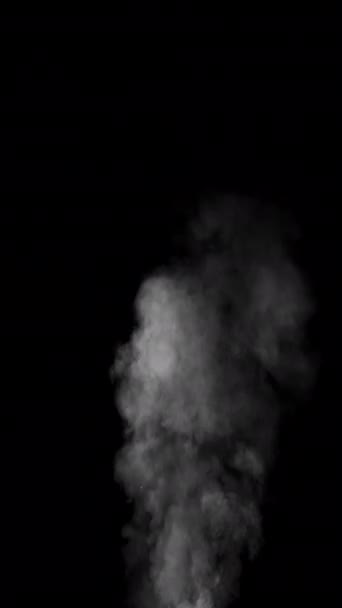 Farklı projeler için alfa kanalı Dry Ice Smoke Storm Atmosfer Sis Örtüsü (video Arkaplanı) ile Gerçekçi Duman Bulutları - Video, Çekim