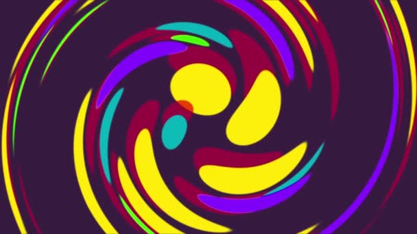 Whirlpool Motion Circle Gradient Background - Footage, Video