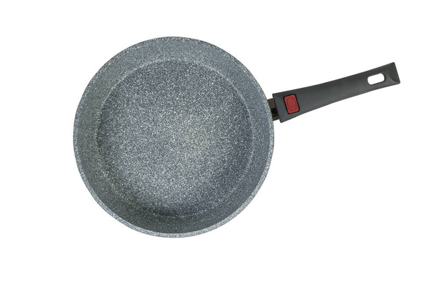 Frying and stewing pan isolated on a white background. - Photo, Image