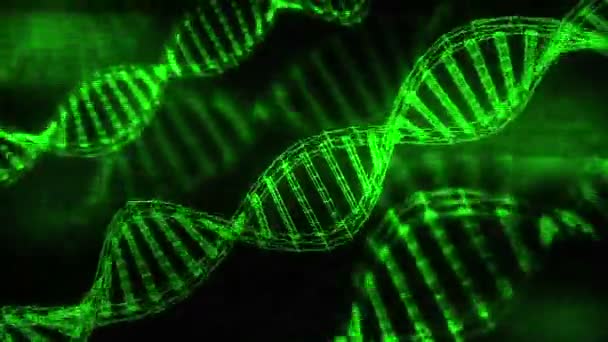 Digitální DNA medicína pozadí smyčky  - Záběry, video