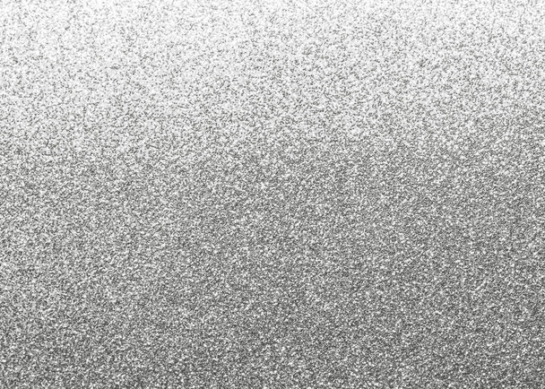 Fondo de textura de brillo plateado de papel de pared metálico gris claro para la decoración navideña elemento de diseño de telón de fondo - Foto, Imagen