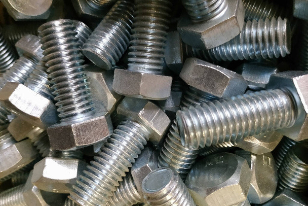 nuts and bolts made of metal - Photo, Image