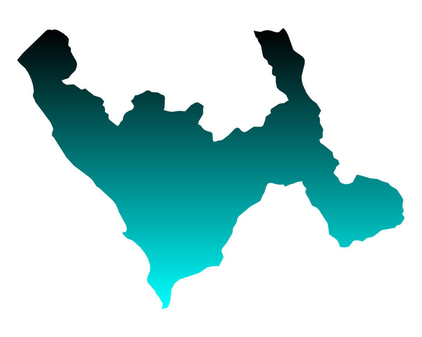 El mapa de La Libertad - Vector, imagen