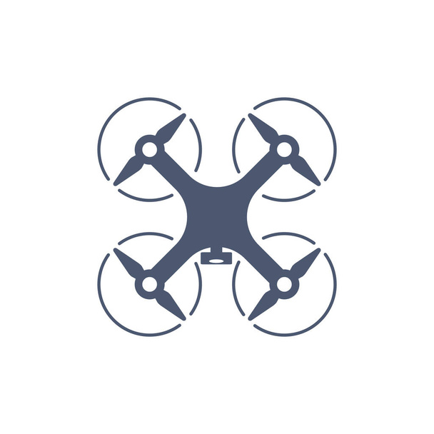 Drone icon -  fliyng spy machine device - Vektor, obrázek