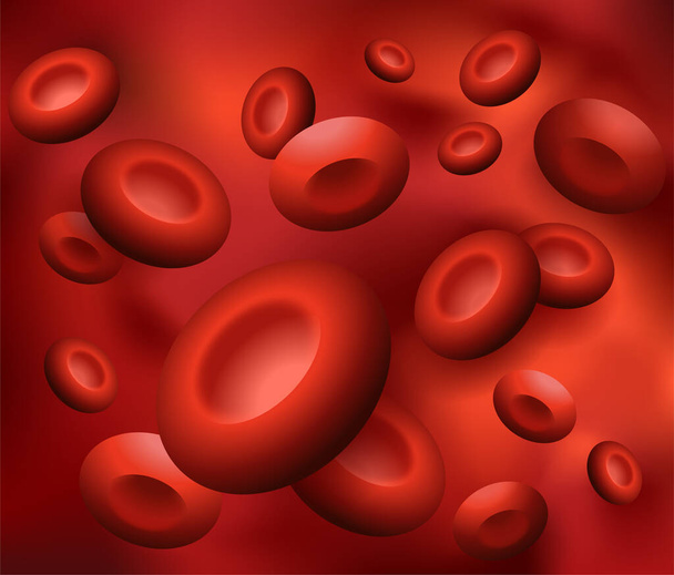 Blood cells texture background - Vector, Image