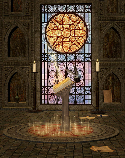 Altare gotico scuro
 - Foto, immagini