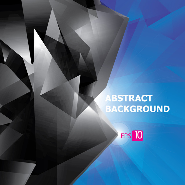 Vector Abstract crystal background for design - Vetor, Imagem
