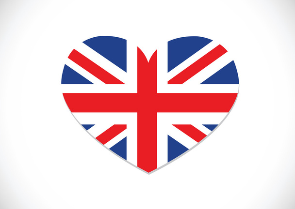 National flag of UK , the United Kingdom of Great Britain and Northern Ireland idea design - Vektor, Bild