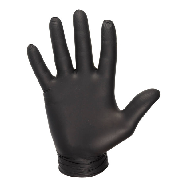 varios gestos de mano en guantes negros
 - Foto, imagen