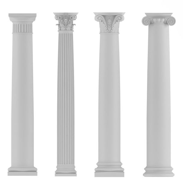 architecturale klassieke kolommen - Foto, afbeelding