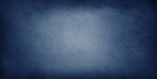 Close-up of blue textured background. Dark edge - Photo, Image