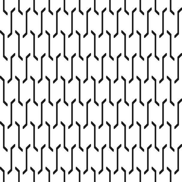 Seamless geometric abstract pattern with silhouette of lattice - Vector, Image