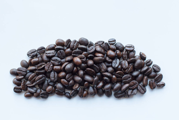 Coffee beans on a white background. - Photo, Image