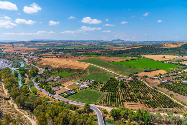 Rural countryside of Arcos de la Frontera in Spain - Foto, afbeelding