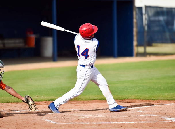 Baseball Player in action during a baseball game - Fotografie, Obrázek