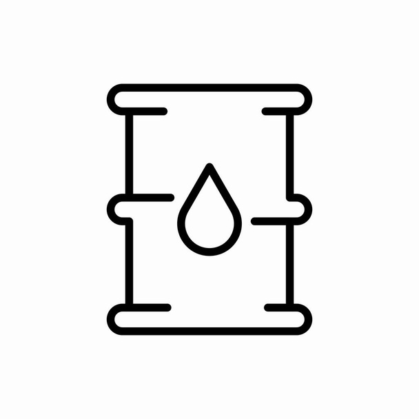 Umriss Barrel Oil icon.Barrel Oil Vector Illustration. Symbol für Web und Mobile - Vektor, Bild