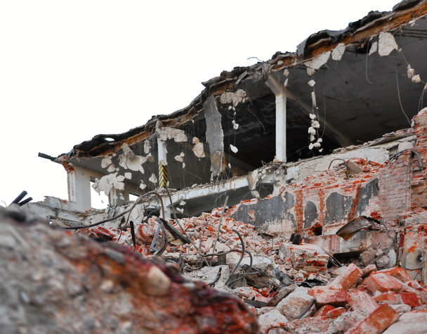demolice budovy - Fotografie, Obrázek