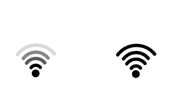 Ikona WiFi. Bezprzewodowy Internet - Zdjęcie, obraz