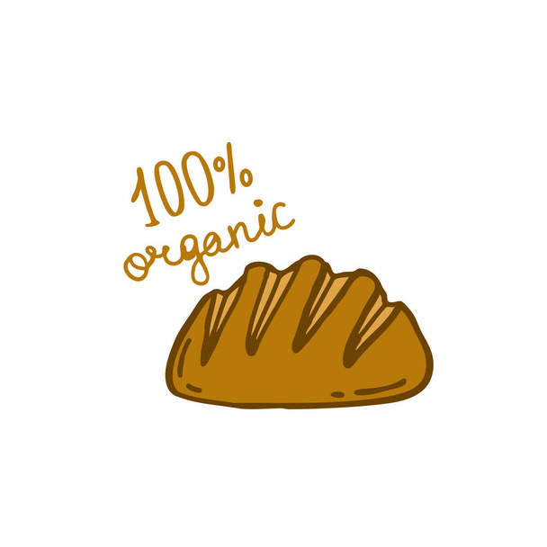 icona doodle del pane, illustrazione a colori vettoriale
 - Vettoriali, immagini