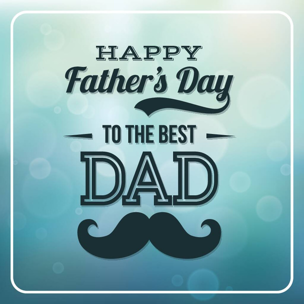 happy father's day - Vector, Imagen