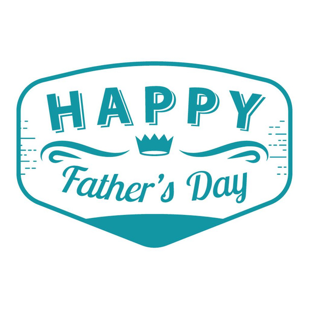father's day label - Vector, Image