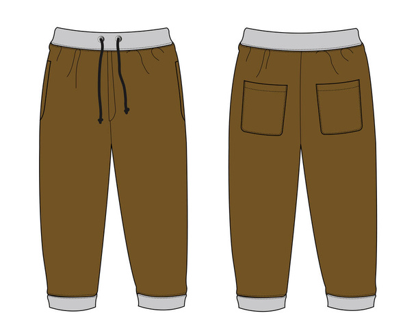 Vector Illustration of Sweat Pants - Вектор, зображення