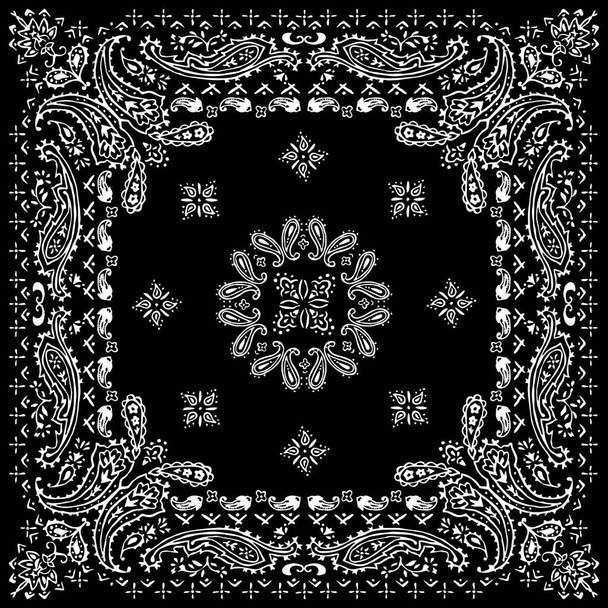 Пейсли текстиль векторной иллюстрации для бандана, шарф и т.д.
. - Вектор,изображение