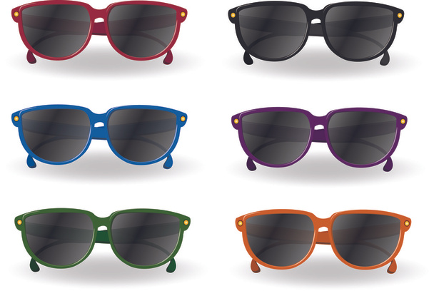 Travel sunglasses - Vector, Image