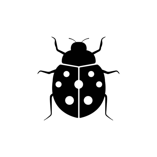 coccinelle / coccinelle / icône d'insecte - Vecteur, image