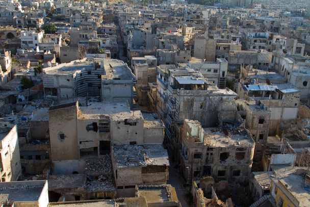 Уничтоженный центр Хомса
 - Фото, изображение